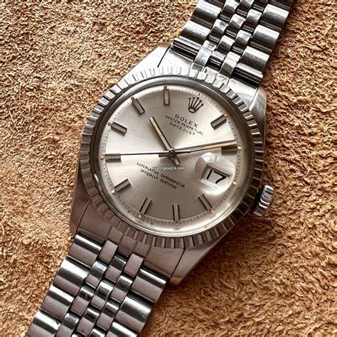 rare wide boy dial rolex|Rolex Datejust 1603 / Silver Wide Boy Dial / BOX & PAPERS /..